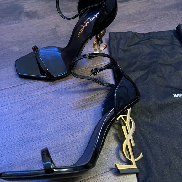 Saint Laurent Opyum Open Toe Sandal - Size 36.5 - Picture 8 of 8